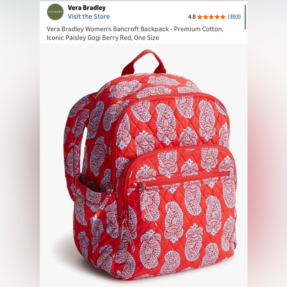 Vera Bradley backpack